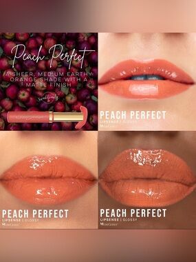 SeneGence Peach Perfect Glossy LipSense - Peach Orange Shine